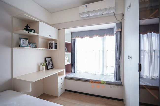 98㎡三居，現(xiàn)代風(fēng)設(shè)計(jì)搭配實(shí)用原木軟裝，打造寬松且舒適的家